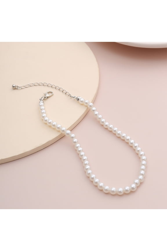 Boho Jewelry Foot Chain Anklet Bracelet for Women White 1Pcs