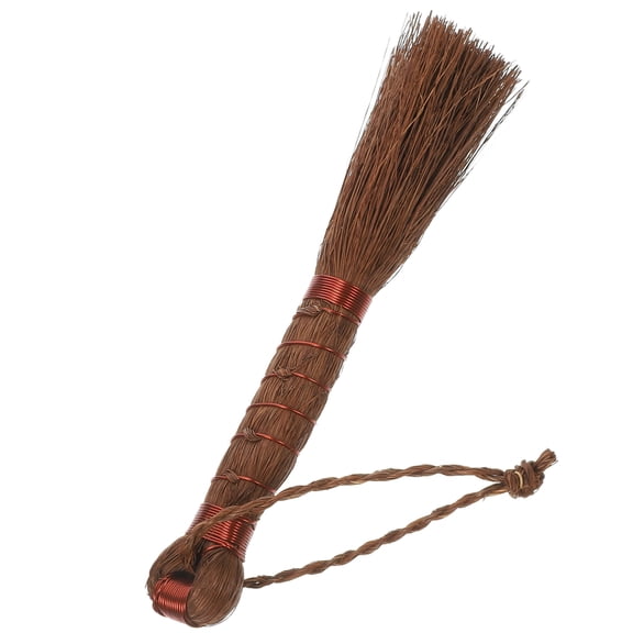 PBPBOX Portable Brown Hand Broom for Garden Bonsai and Planter Washing