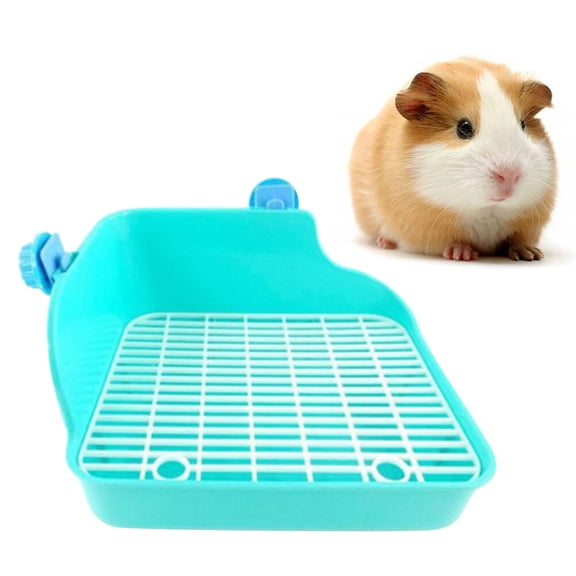 PBPBOX Bunny Training Corner Litter Pan Potty Trainer Green for Small Animal 1Pcs