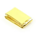 thumbnail image 1 of PBPBOX Emergency Foil Blanket Rescue Blanket Golden 1Pack, 1 of 8