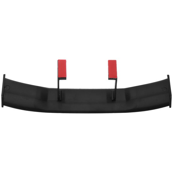 PBPBOX Car Tail Decorative Spoiler Wing Black FRP Mini Wing Shape 1Pcs