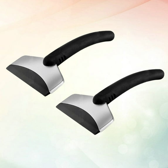 PBPBOX 2Pcs Auto Snow Shovel with Durable Stainless Steel Ice Scraper for Car Windshield