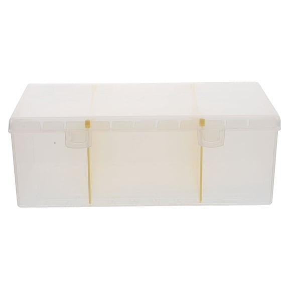 PBPBOX Desk Business Card Organizer Transparent Portable Card Box Storage Case