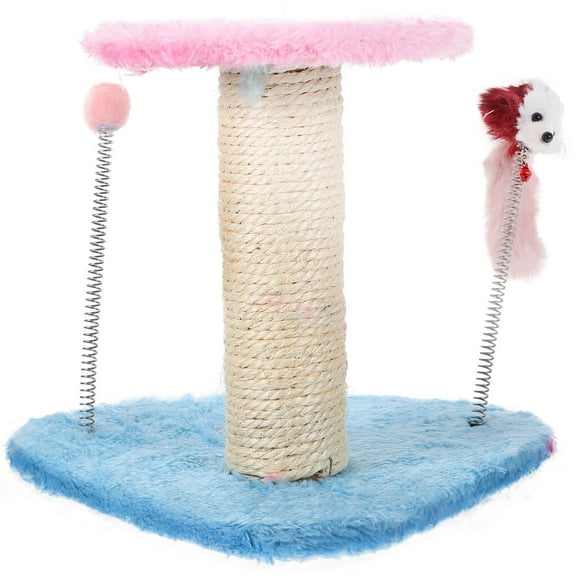 PBPBOX Cat Climbing Pole Climbing Stand Wood Random Color Playing Indoor Play 1Set