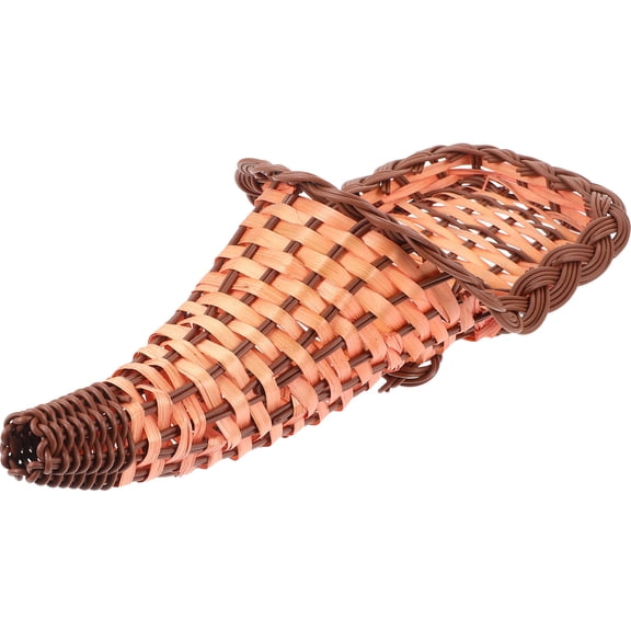 PBPBOX Chinese Traditional Fruit Basket Bamboo Natural Ornament for present Giving 1 Piece