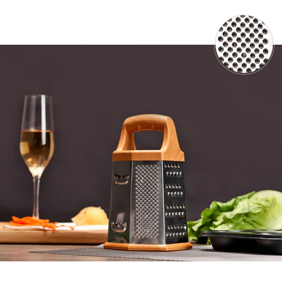 PBPBOX Assorted Color Six Sided Vegetable Slicer Stainless Steel Kitchen Cutting Gadget