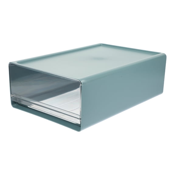 PBPBOX plastic desktop storage cabinet Storage Holder Blue PET 1 Set with Large Capacity