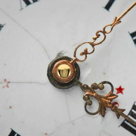 PBPBOX 200Pcs Clock Cap Replacement Kit Plastic Golden for Smooth Function and Second Hand Fix