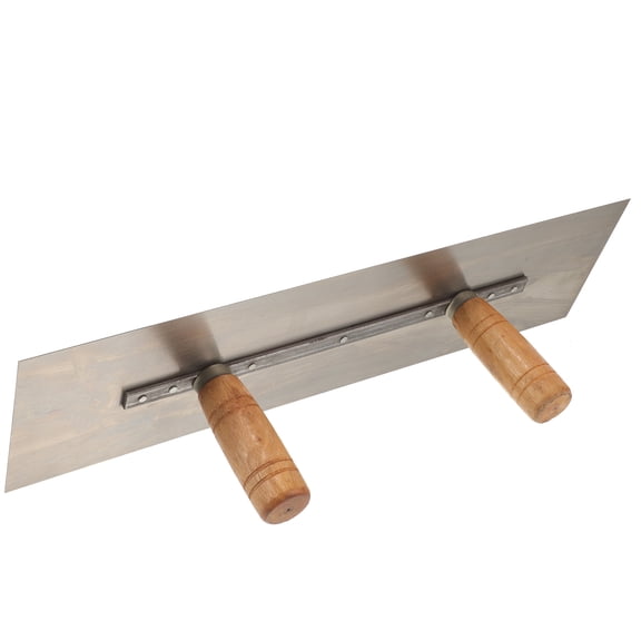PBPBOX Concrete Trowel Long Reach Masonry Trowel Wood Handle For Finishing Painting
