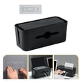 thumbnail image 1 of PBPBOX Charging Cable Storage Device Cable Organizer Black 1Pcs for Office Use Wire Management, 1 of 8