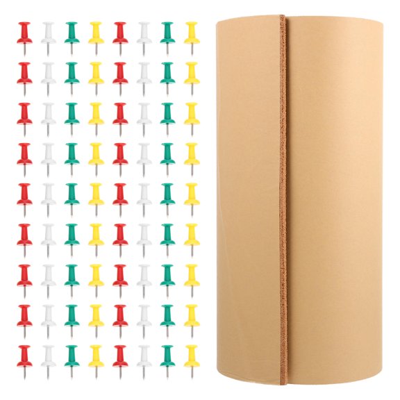PBPBOX 1Set Cork Board Light Brown for Home Use Multifunctional Photo Display Memo Wall Board