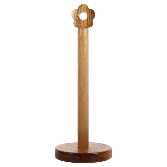 PBPBOX Paper Towel Holder for Kitchen Farmhouse Wood Light Brown 1 Piece