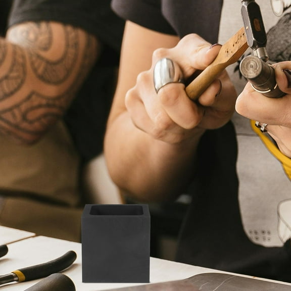 PBPBOX Graphite Casting Mold, Thermal Stability, Small Volume Metal, Creative Design, Black