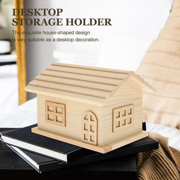 PBPBOX Decorative Boxes Home Decor Wood Chest Box for Phones and Accessories 1Pack