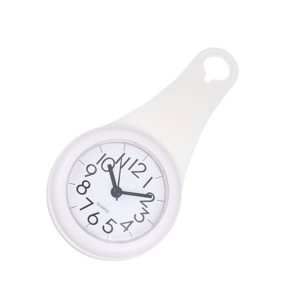 PBPBOX Bathroom Wall Clock Simple Design Round Timekeeping 1Pack