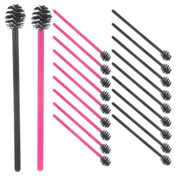 PBPBOX Eyebrow Spoolie Lash Brush Disposable Assorted Colors Travel Makeup