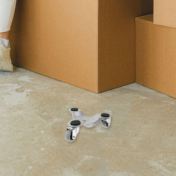 PBPBOX Dolly for Heavy Furniture 2Pcs Carbon Steel Furniture Mover 16.80X16.80X5.60CM Grey Color