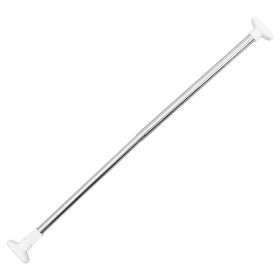 PBPBOX Stainless Steel Shower Curtain Rod, White, Heavy Duty, No Drill, Home Use