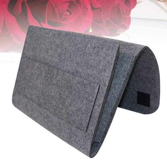 PBPBOX Grey Bedside Storage Bag Large Capacity Hanging Organizer for Home Use