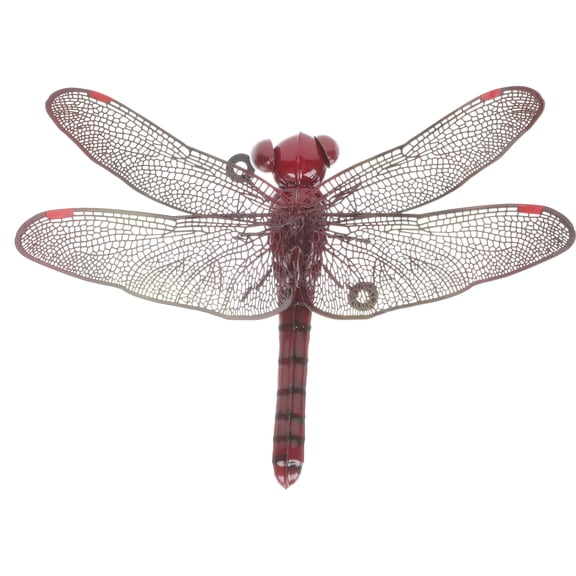 PBPBOX Metal Dragonfly Wall Art Decor Sturdy Iron Design for Indoor Outdoor Display