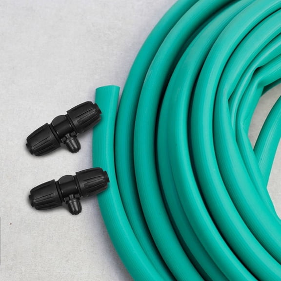 PBPBOX 10 Pcs Drip Irrigation Pipe Connector Drip Irrigation Tee Connector Black Twist Lock Support Flower Beds