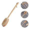 thumbnail image 1 of PBPBOX Durable Wooden Back Scrubber Bath Brush with Lanyard for Cleaning and Massaging Beige 18 Inches, 1 of 8