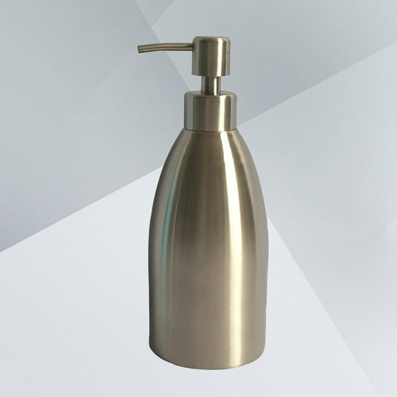 PBPBOX Empty Bottles Stainless Steel Bottle Silver Refillable for Hotel 1Pcs