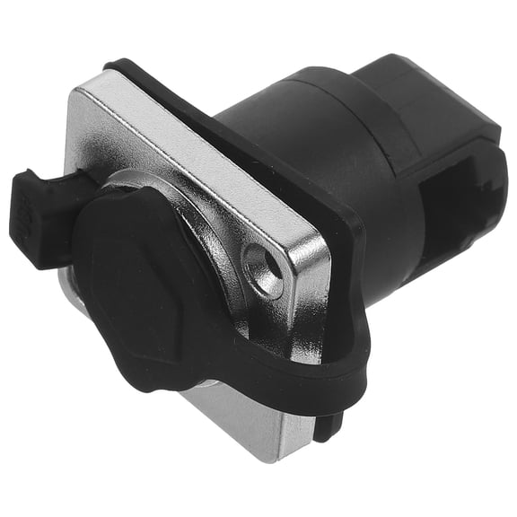 PBPBOX Angled Rj45 Panel Mount Coupler Splashproof Data Extension Adapter for Network Connections