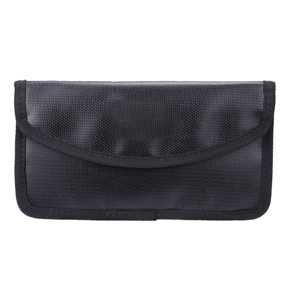 PBPBOX Fireproof Document Bag for Safe Storage with Multiple Layers Protection Black Synthetic Material