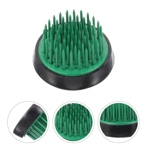 PBPBOX Flower Fixation Tool Round Green 1Pcs 1.3X0.8In