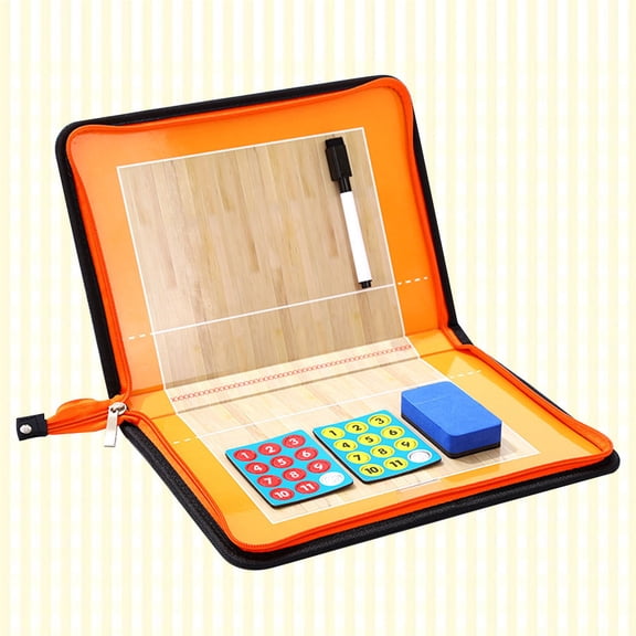 PBPBOX 1Set Volleyball Dry Erase Clipboard with Multicolor Coaching Board and Marker Set