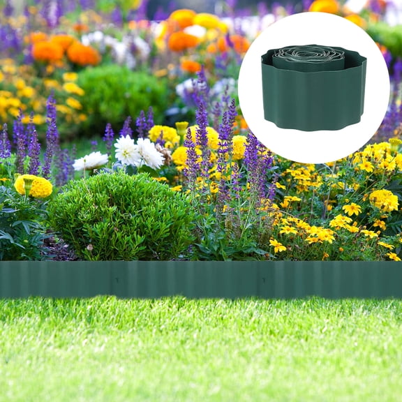 PBPBOX Garden Supply Plastic Fence Green Decorative Fence for Outdoor Yard and Courtyard Use