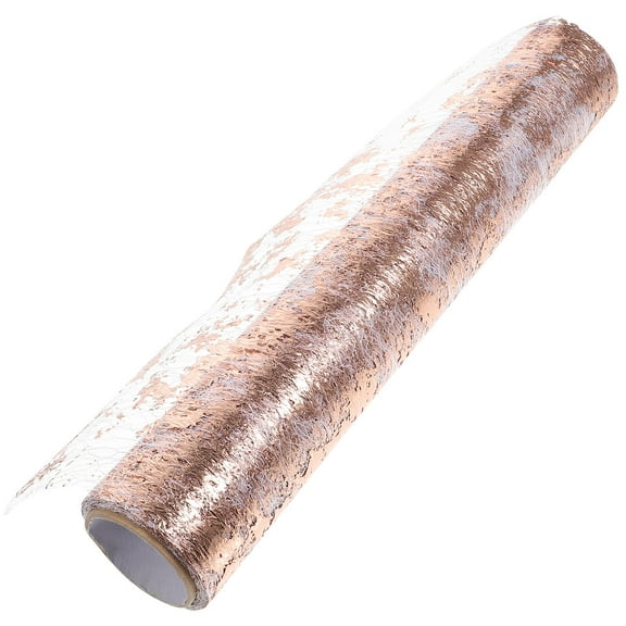 PBPBOX Small Table Runner Decorative Metallic Glitter Rose Gold 1Pcs for Banquet