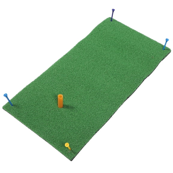 PBPBOX 1Set Indoor Golf Practice Mat Green Artificial Turf Golf Training Mat Lightweight