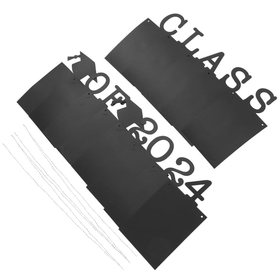 PBPBOX Graduation Photo Background Graduation Banners Black Paper Background for Stage Performance 1 Set