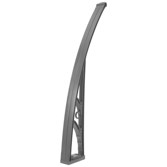 PBPBOX Grey Plastic Steel Awning Bracket for Outdoor Use Reinforced Support Suitable for Patios Balconies 90 Degrees