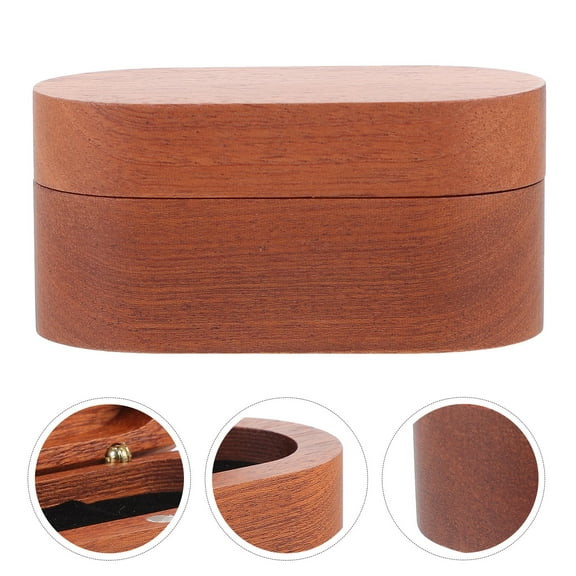 PBPBOX Pick Holder for Guitarists Wooden Guitar Pick Holder Black 1Pcs