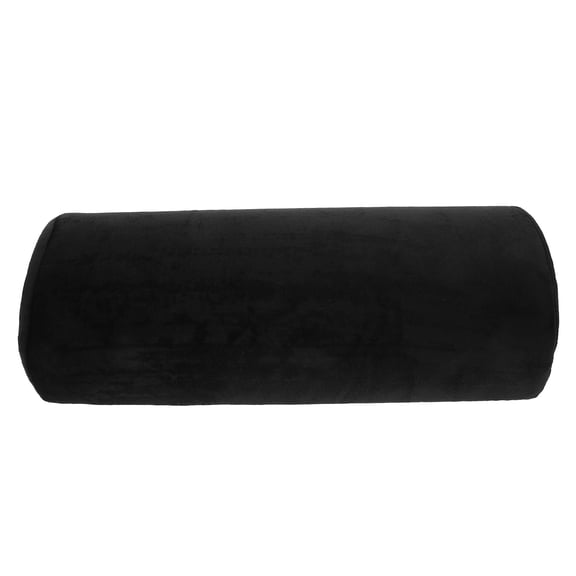 PBPBOX Half Round Throw Pillows Black Polyester Detachable Wash Design for Pregnant Women 1Pack