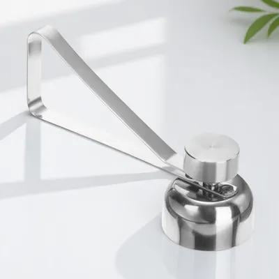 PBPBOX 1Pc Stainless Steel Egg Cracking Tool Efficient Kitchen Cooking Aid for Home Cooks
