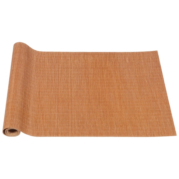 PBPBOX Handmade Brown Bamboo Tea Table Runner Simple Chic Design for Hotel Restaurant and Home Decoration