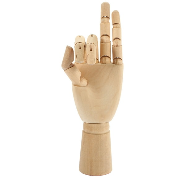 PBPBOX Gesture Drawing Wooden Puppet Hand Model Beige 1Set