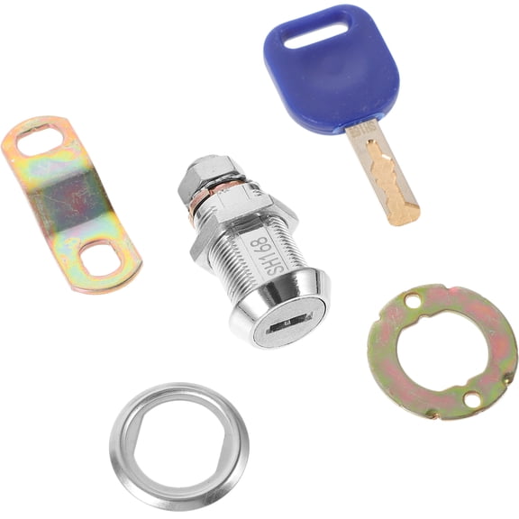 PBPBOX Cabinet And Furniture Locks Iron Cabinet Lock Assorted Color 1 Set 1.8x1x1in