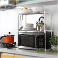 thumbnail image 1 of PBPBOX Microwave Storage Rack Silver 1 Set, 1 of 8