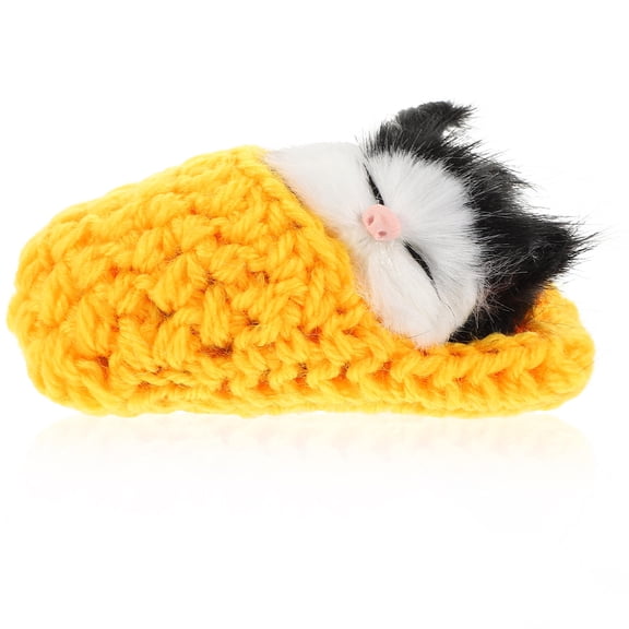 PBPBOX Hand Toys Star Sleeping Cat in Slipper Doll Toy Plush 1Set