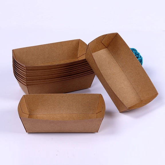 PBPBOX Light Brown Paper Favor Boxes for Wedding Gifts Storage Use Craft Chocolate Candy Sweets 100 Pcs