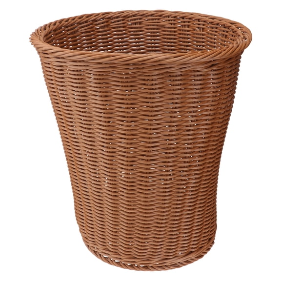 PBPBOX Rubbish Bin Woven Trash Can Synthetic Material 1Pcs