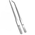 thumbnail image 1 of PBPBOX Lizard Feeding Tongs Tools Stainless Steel Silver for Reptiles 2Pcs, 1 of 7