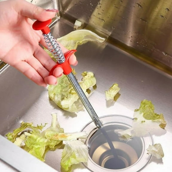 PBPBOX Manual Drain Operation 2pcs Four Claw Hair Removal Tool Flexible Grabber for Toilet and Sink