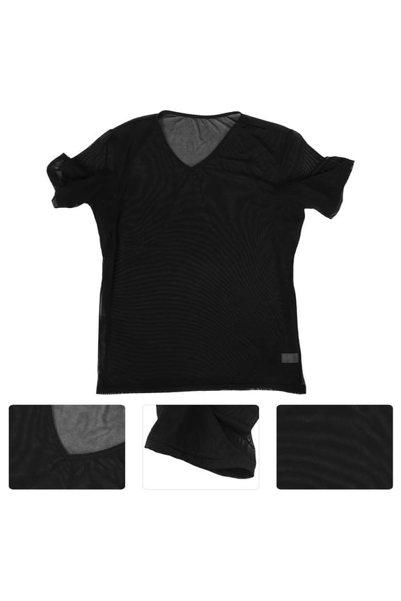 Breathable Men Undershirt with Underarm for Comfortable Wear