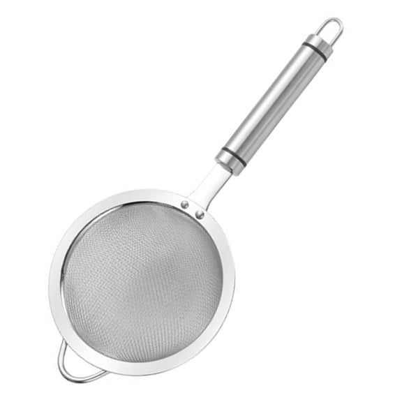 PBPBOX Metal Mesh Strainer Stainless Steel Round Mesh for Juice Filtering 1Pack